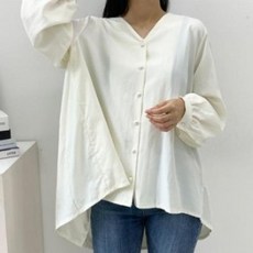 라스보라 여친 코디 감성 여성 7만원대 선물 진주페미닌블라우스 빅사이즈 E-1693040