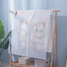 행거 옷걸이 옷장 가리개 찍찍이 밸크로 방수 커버, 1개