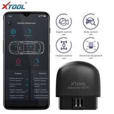 HUD 기능이 있는 Android Windows용 XTOOL AD10 OBD2 진단 스캐너 코드 판독기시티텔, 없음