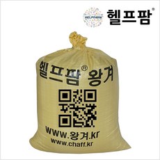 헬프팜 왕겨 포장용 28kg 왕겨판매 왕겨파는곳 대용량 2023년산 정미소 멀칭 깔개, 1개