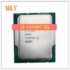 코어 i313100T QS CPU 프로세서 25GHz 4 12MB 35W LGA1700 1256652, 1개 - i313100