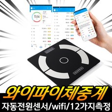 피트니스 인바디 와이파이 체중계 다이어트 몸매관리 스마트 체지방 측정 관리 추천 후기, 단일 색 상, 뉴 피트니스 인바디 와이파이 체중계