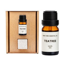 니즈 100% 천연 아로마 에센셜오일, 1개, 10ml, 티트리 1개, 10ml, 티트리