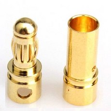 Hobbypower 3.5mm Male Female Gold Banana Bullet Connector Batte/95103