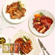  [100% 정품] 굽네 G 통닭다리순살 직화오븐구이 3종 15팩, [정품보장] 01_매콤갈비맛8팩마늘갈비맛7팩 