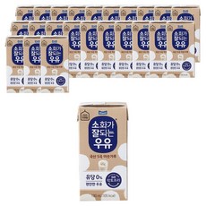 매일 소화가잘되는우유 190ml 5종 24팩 오리지널/저지방/미숫가루/바나나/초코, 24개