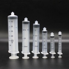 바늘없는 루어락 주사기 과학 실험 교구 이해 실습 재료 관찰 준비물 학습 수업 도구 탐구, 50ml