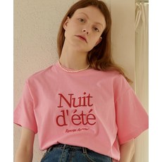 론론 RONRON NUIT D ETE T SHIRT PINK