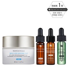 스킨수티컬즈 트리플 리피드 리스토어 2:4:2 세트명품 세라마이드 크림(+항산화 안티에이징 멀티케어 3종)