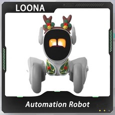 협동로봇 LOONA 스마트 로봇 기계 개 장난감 지능형 애완 동물 동반 AI 감정 대화 프로그래밍 전자 데스크탑 소년