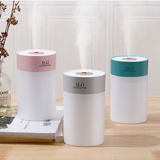 라이닝 LED 그라데이션 무드등 조명 탁상용 가습기, 없음, (그라파아트그린)