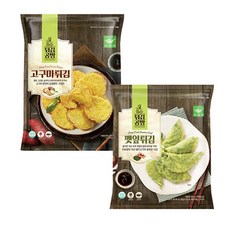 사옹원 고구마튀김 + 깻잎튀김, 2봉, 650g