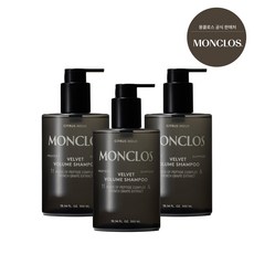 몽클로스 프리미엄 벨벳 볼륨 샴푸, 3개, 300ml