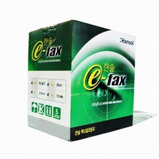한솔 팩스용지 박스 216mmx30M 206142 - 프린터 팩스 복사지 SB+3214EA