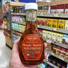 트레이더조 오가닉 아가베 메이플 시럽 236ml, Organic-MapleAgaveSyrup-8oz