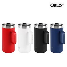 오슬로 아웃백 이중 스텐 뚜껑 머그 V2 텀블러 600ml, 블루
