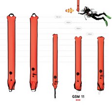 다이브자이언트 GSM11 소세지 릴포함 스쿠버장비, 45m 릴 포함 - 다이브자이언트