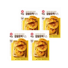 백설 찹쌀 호떡믹스 400g x4개, 4개