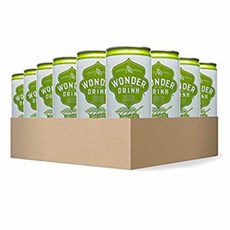 Wonder Drink Kombucha Organic Asian Pear and Ginger Sparkling Fermented Tea 8.4oz Can (Pack of 24)