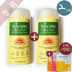 퍼펙트스킨 에코더마 퓨어 마일드 시카선 세럼+마스크팩(래덤) 선세럼, 2Ea