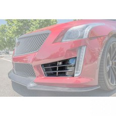 Replacement For 2016-2019 Cadillac CTS-V GM Factory Style CARBON FIBER Front Bumper Grille Accent, Replacement For 2016-2019 Cadi, 1개
