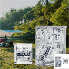 대용량 소변 응고제 10g x 50개 세트 캠핑 야외 변기 휴대용 노지 용변 분해제 간이 화장실, 1개