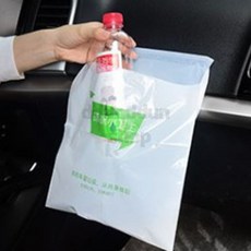 뚠뚠샵 부착식 쓰레기봉투 차량용휴지통 차량용쓰레기통, 하마