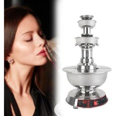 레드 와인 샴페인 물 주스 및 기타 액체에 적합한 3단 파티 분수 음료 퐁듀 0100℃ 조절 LED 조명 베이스의, 레드 와인, 샴페인, 물, 주스 및 기타 액체에 적합한
