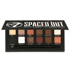 W7 Spaced Out 갤럭틱 글리머스 아이 컨투어링 팔레트 9.6g(0.34oz) 2팩, 1개