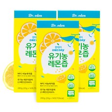 닥터이든 유기농 레몬즙 원액 리얼착즙, 56개, 20g