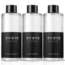 코코도르 디퓨저 리필, 장미꽃다발, 200ml, 3개