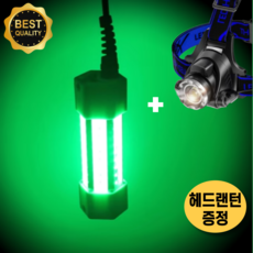 베이시크 LED 수중 집어등 갈치 볼락 갑오징어 낚시 100W 150W, 녹색