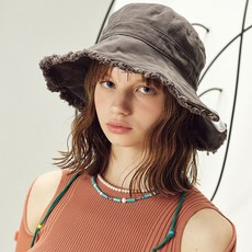 슬리피슬립 [unisex]22 REVERSIBLE GRAY BUCKET HAT, FREE - 슬리피슬립모자