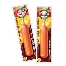 CJ제일제당 롯데 롯데햄 의성마늘 프랑크 치즈 65g 10개
