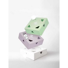  자동 캣츠펀치 고양이 깃털 장난감 전동 박스 캣토이, 심플화이트(충전모델)+교체용헤드24개 