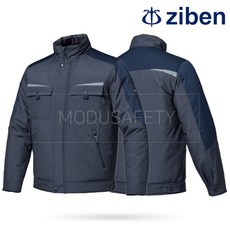 지벤 ZB-J1754 겨울근무복점퍼 추동복 상의 작업복 가슴포켓 반사 테이프 M-3XL 빅사이즈