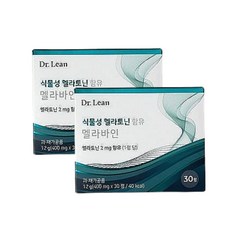 닥터린 식물성 멜라토닌 함유 멜라바인 400mg x 30정 2박스, 30개, 2개