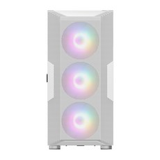 쓰리알시스템 미들타워 PC 케이스 화이트 L600, 1개