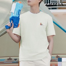[지오지아 (패플)] [지오지아][지오지아] 그레타프리든 콜라보 오버핏 반팔티 D (AEC2TR3201_D)