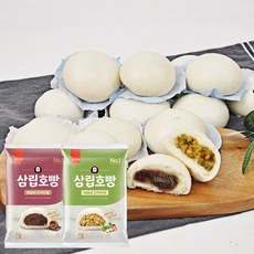 [아임네이처] 겨울간식 찐빵특선 삼립 미니호빵 (단팥2봉+야채2봉), 4봉, 240g
