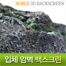 Noble 3D 암벽 백스크린 #5-black