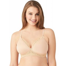 아마존 여성복 매장에서 와코알 여성간호선 프리 브라 샌드 32D 32D