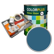 노루페인트 컬러플러스 페인트 4L + 도구 세트, 댄디런던