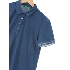 W(M)헨리코튼 반팔 카라 티셔츠 블루 기능성 골프51