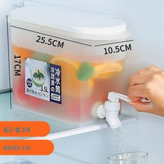 5L 냉장고 냉수병 포함 가정용 냉수병 대용량 주스통 레몬음료통 냉물병 통,