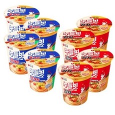 농심 누들핏 육개장사발면맛 8개+김치사발면맛 8입 총16개