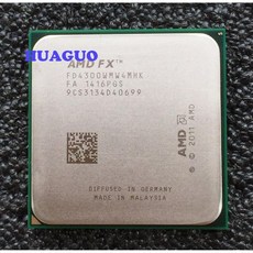 AMD FX 시리즈 FX4300 3.8GHz 4MB 캐시 쿼드 코어 CPU 프로세서 FD4300WMW4MHK 소켓 AM3