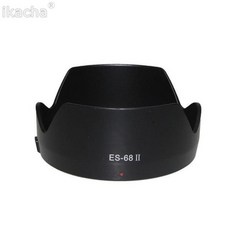 블랙 ES-68 II 총검 렌즈 후드 캐논 EF 50mm f/1.8 STM 꽃잎, 01 ES-68 II, 1개