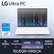 LG전자 울트라PC 15U50R-GR5CK, WIN11 Home, 16GB, 1TB, 화이트