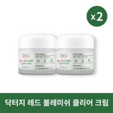 [본사정품] 1+1 닥터지 레드블레미쉬 클리어 수분크림 70ml 2개 피부진정 수분공급 수딩크림 페이스크림 민감성크림, 70ml × 2개